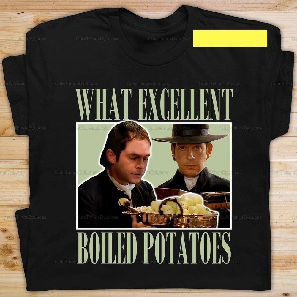 Boiled Potatoes Pride & Prejudice Meme T Shirt Fitzwilliam Darcy Tee